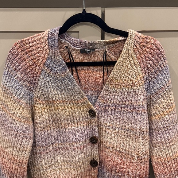 Rails Josie Space Dye Cotton Blend Cardigan - Picture 2 of 6